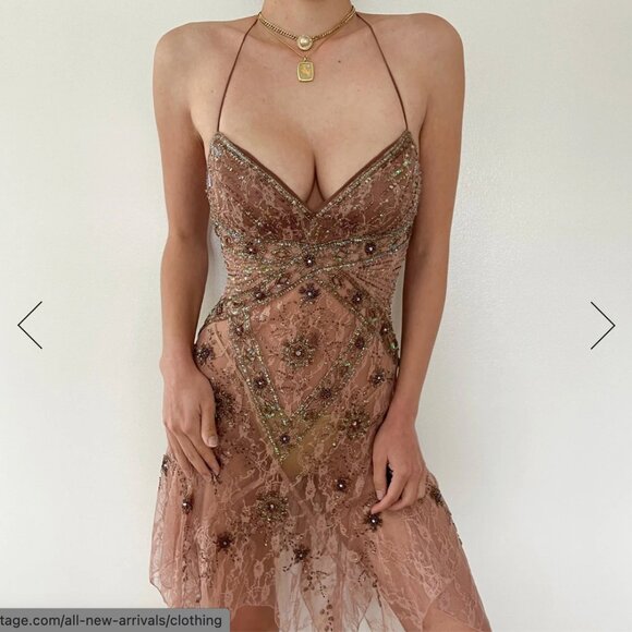 Sue Wong Mauve Pink Vintage Sororite Vintage Nocturne Fairy Dress Size 6 - Picture 3 of 6